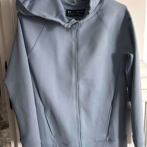 Under Armour Steel Blue Full-Zip Hoodie Cold Gear